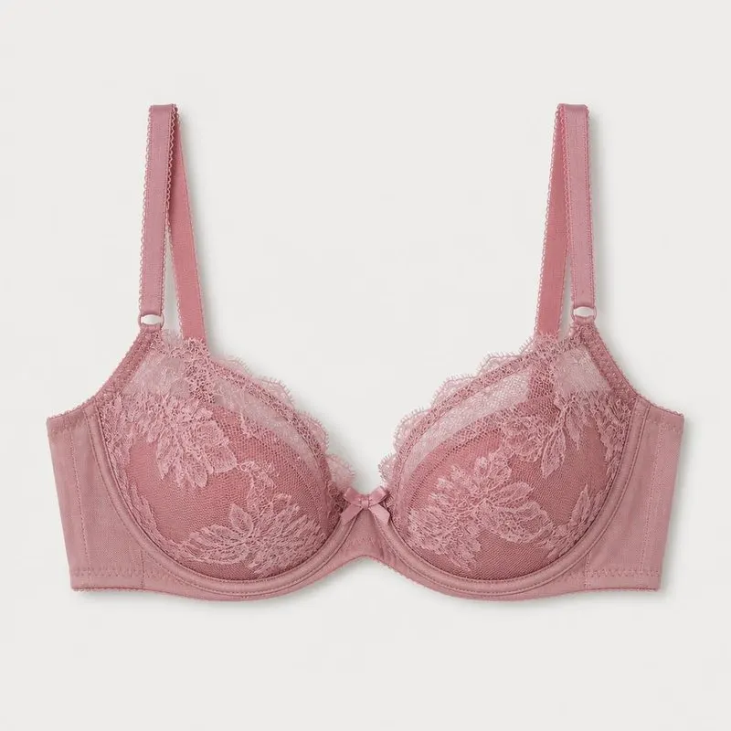 Rose Balconette Bra